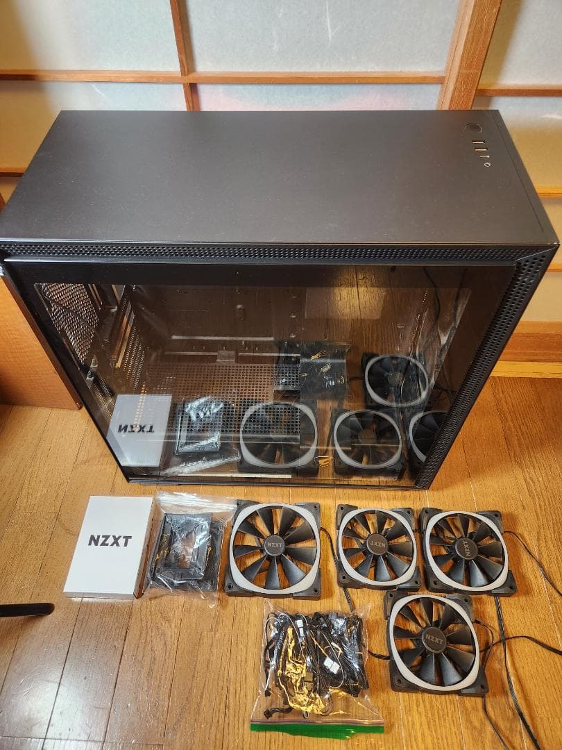 NZXT H710i ミッドタワーATXケース 120 140 RGBファン付