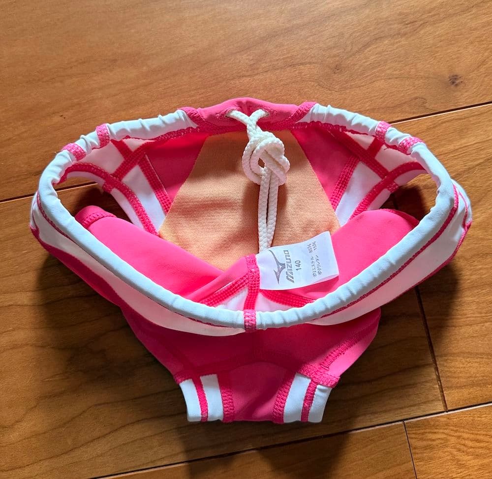 【カスタムオーダー】MIZUNO　RQ632　ピンク×ホワイト　140　競パン