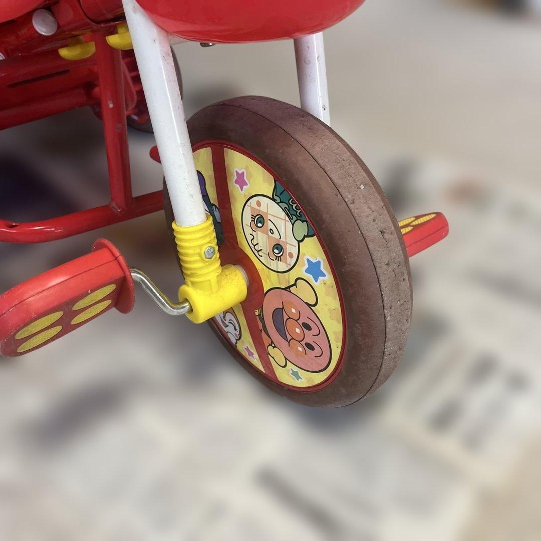 アンパンマン デラックス三輪車　サンシェード付