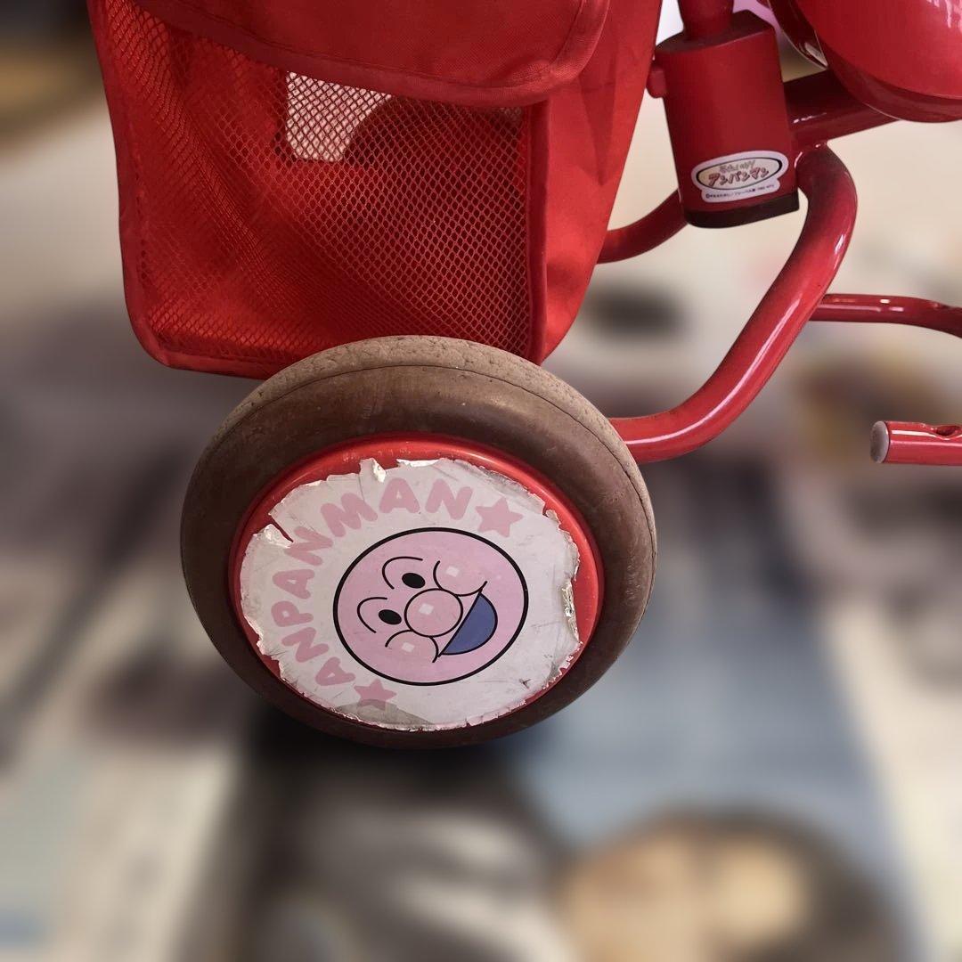 アンパンマン デラックス三輪車　サンシェード付