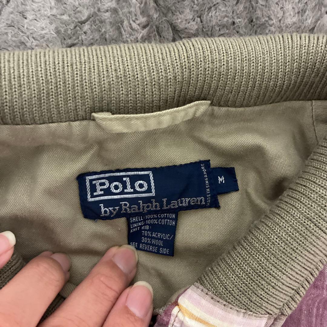 90s Polo Ralph Lauren G9 ハリントンジャケットチェック柄