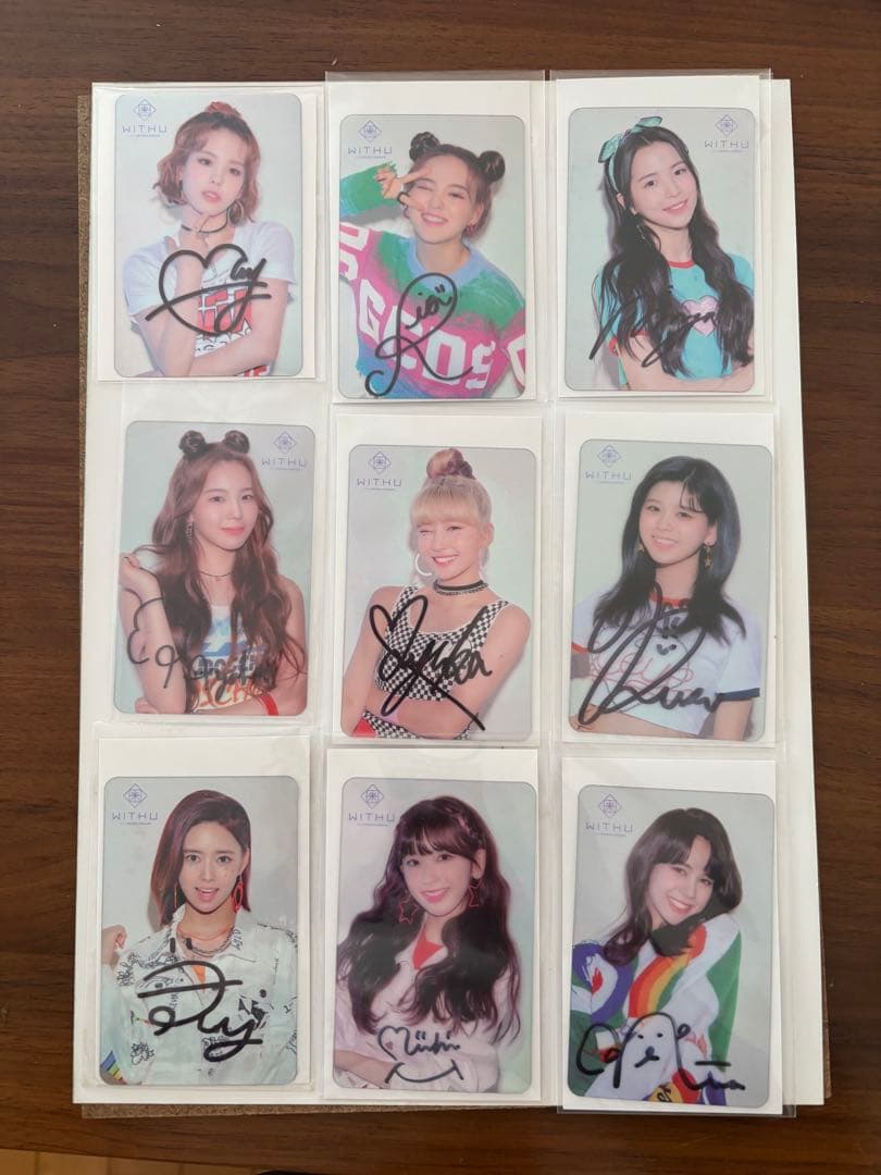 NiziU 直筆サイン入りトレカ 9枚 コンプリート