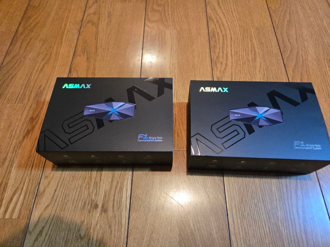 ASMAX F1 Bluetooth ヘッドセット(2台セット)