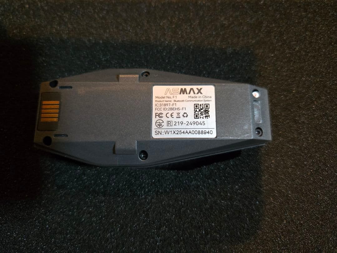 ASMAX F1 Bluetooth ヘッドセット(2台セット)