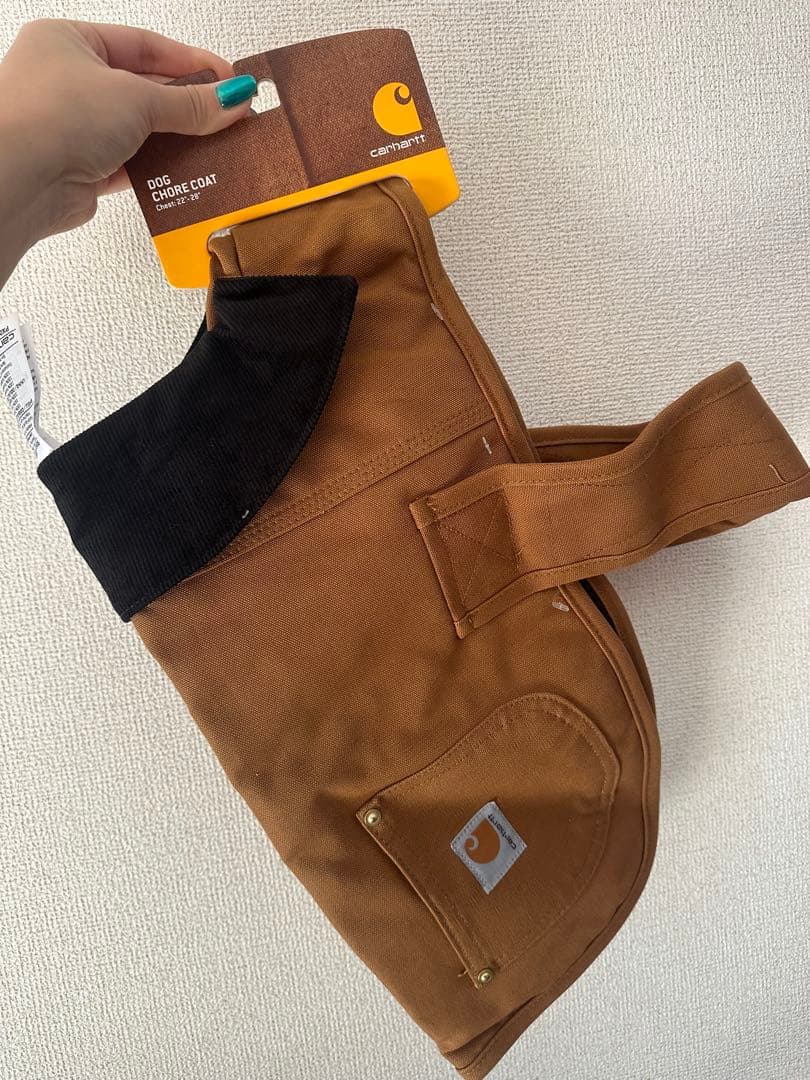 しぇり子　Carhartt 犬用チョアコート Mサイズ ブラウン