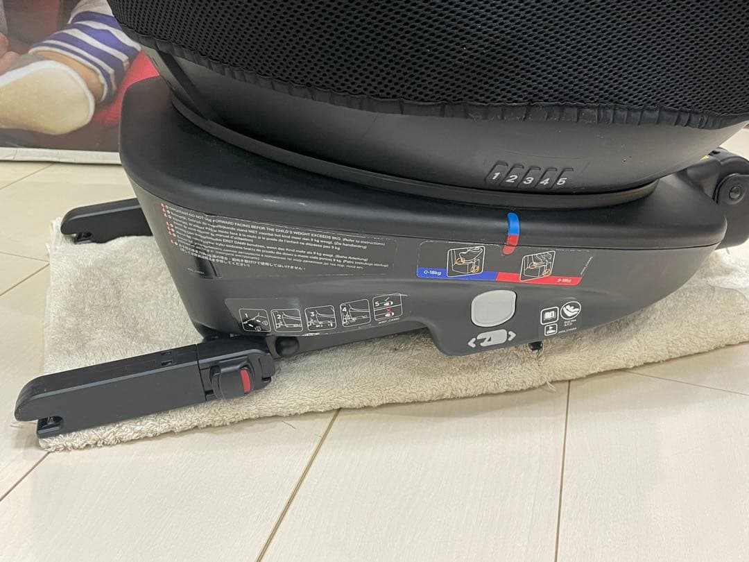 Joie アーク360° ISOFIX ネイビー/グレー クリーニング済み 美品