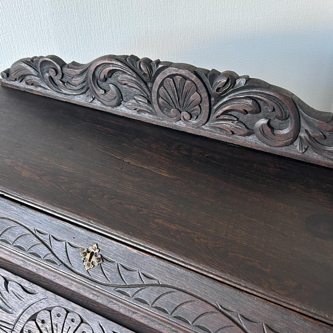 イギリス アンティーク家具 ビューロー　机 1900年頃 883A