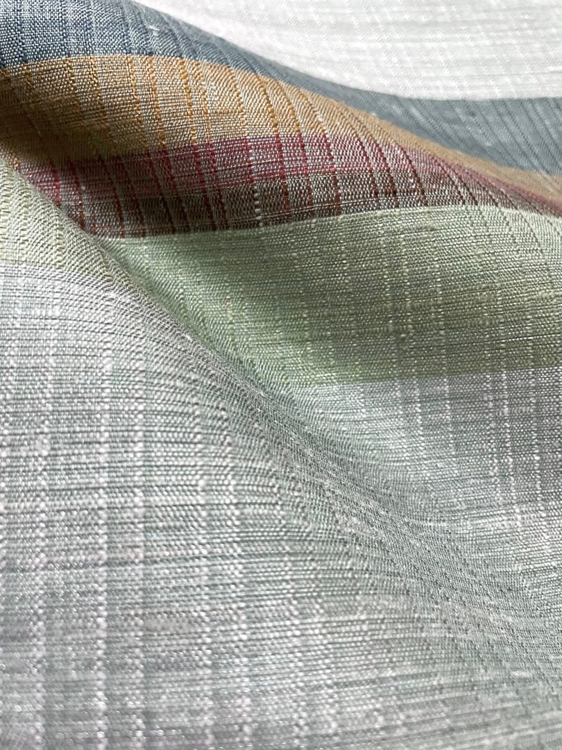 未使用 渡文 リバーシブル すくい織 袋帯