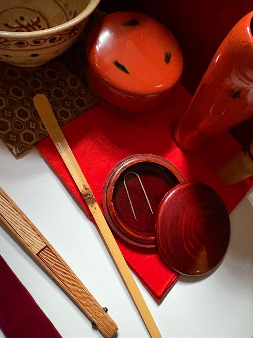 茶道具セット 茶箱と茶器