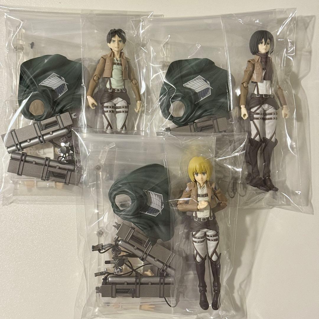 figma 進撃の巨人 エレン ミカサ アルミン 3体セット