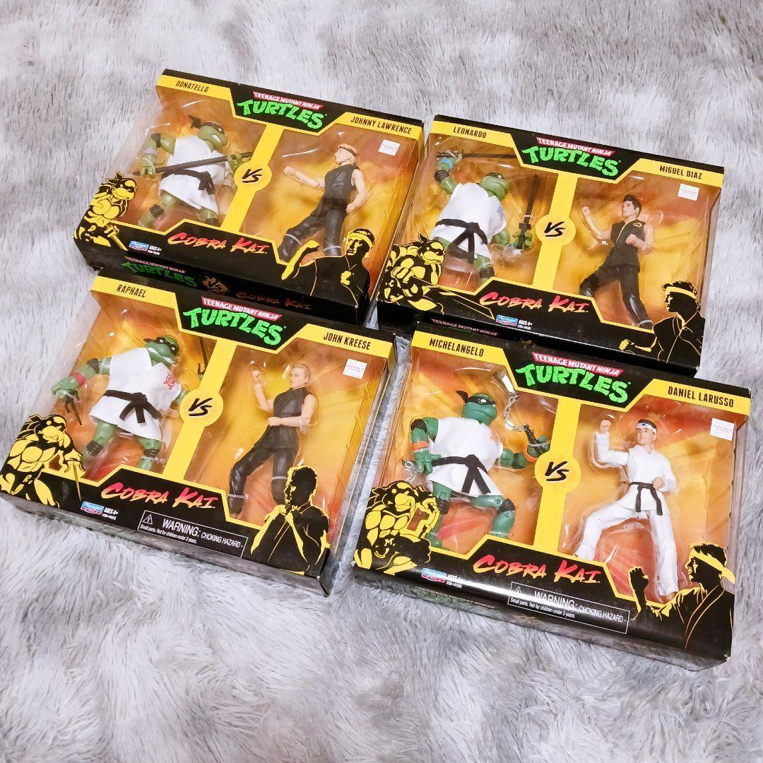 ✨海外限定✨タートルズ×コブラ会 4種コンプリートフィギュアセット♦2021