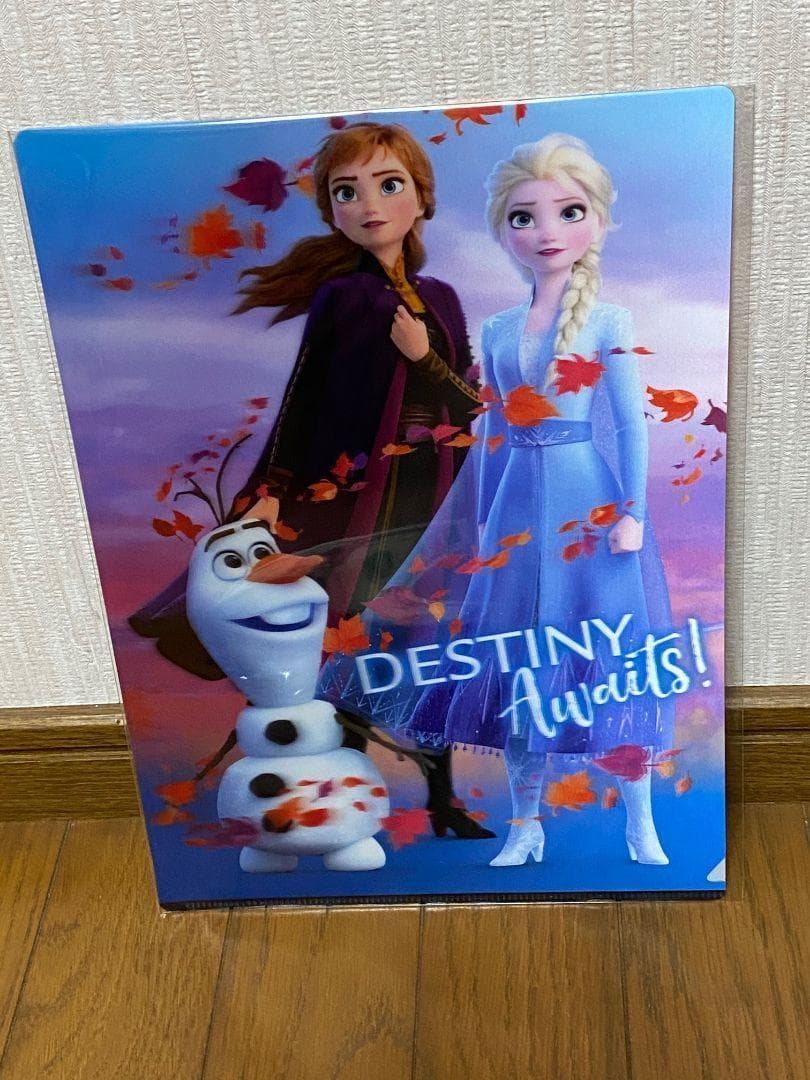 アナと雪の女王 クリアファイル 缶バッジ 紙幣 ドル 新品未開封