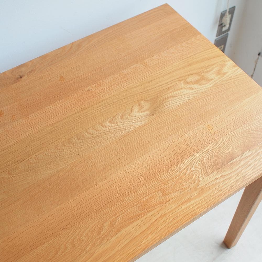 無印良品/MUJI オーク材 110cm デスク 引出付き ZR24069