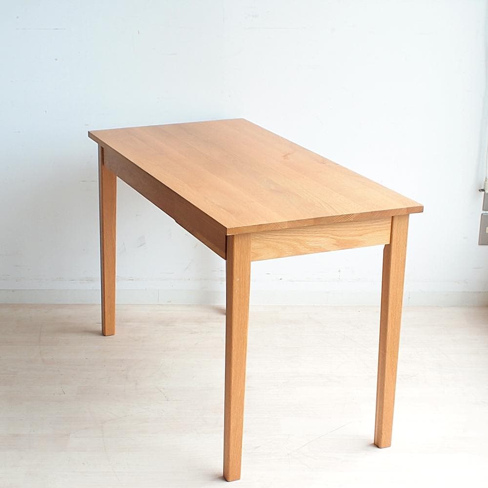 無印良品/MUJI オーク材 110cm デスク 引出付き ZR24069