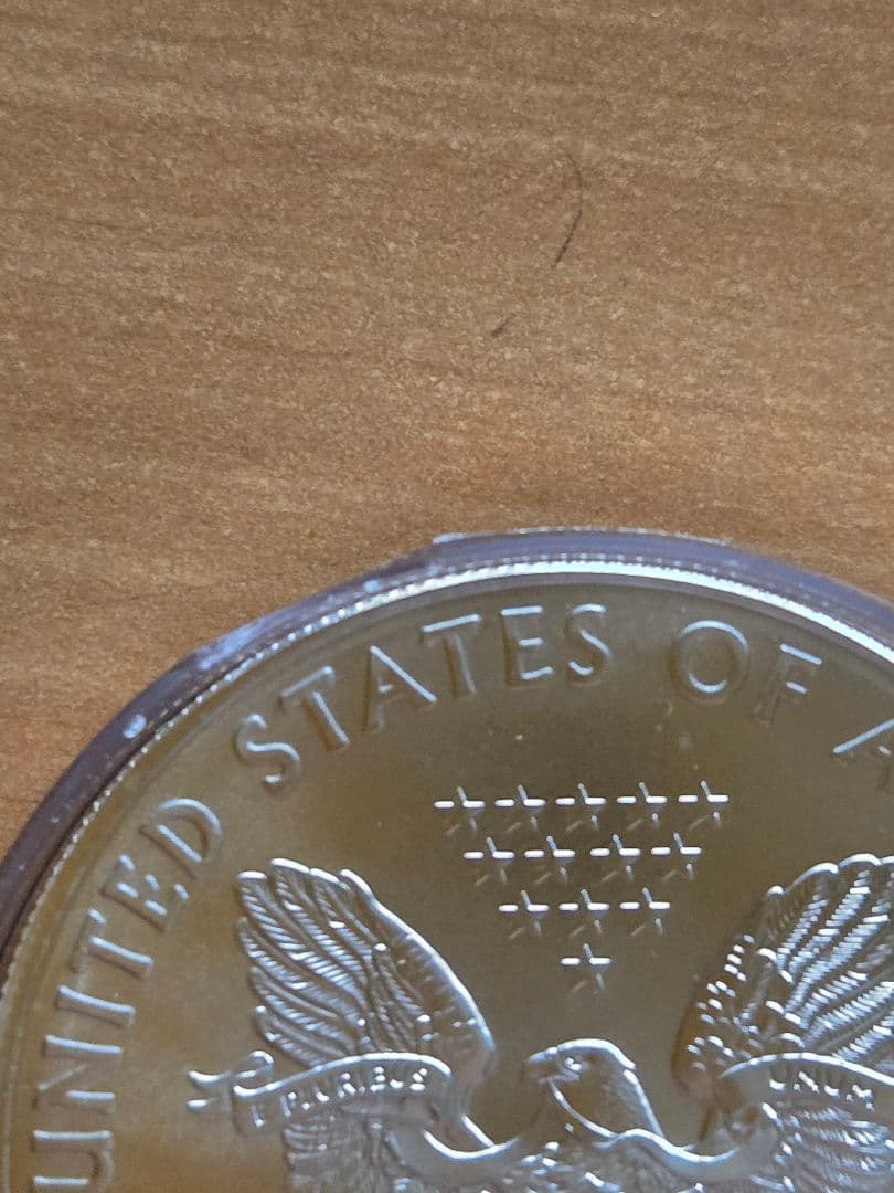 アメリカ　イーグル 銀貨　１オンス 2021年　1ドル