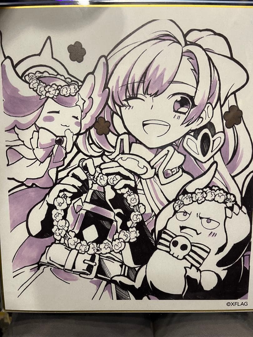 モンスト ソロモン ワタツミ 複製色紙 限定品