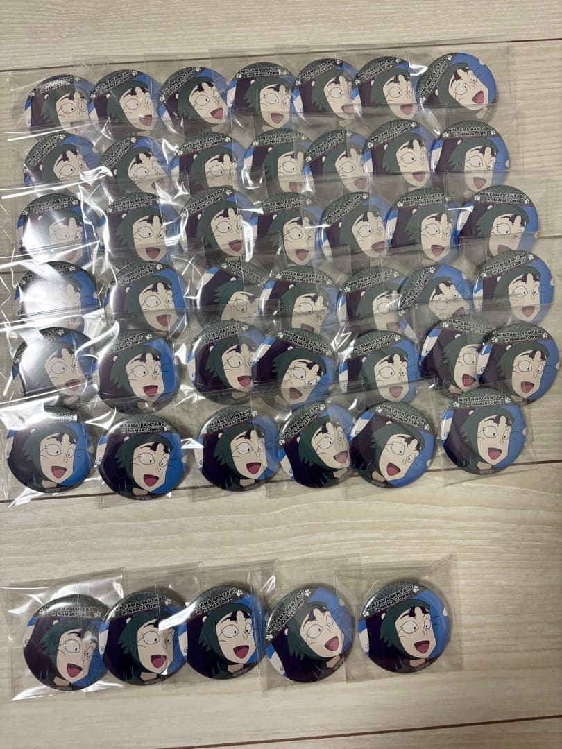 ‼️最終値下げ 忍たま乱太郎 ナンジャタウン 立花仙蔵缶バッジ×40 傷あり×5