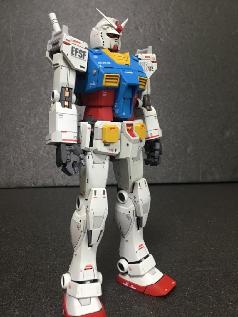 MG 1/100 RX-78-02 ガンダム オリジン 中期型 改修塗装済完成品