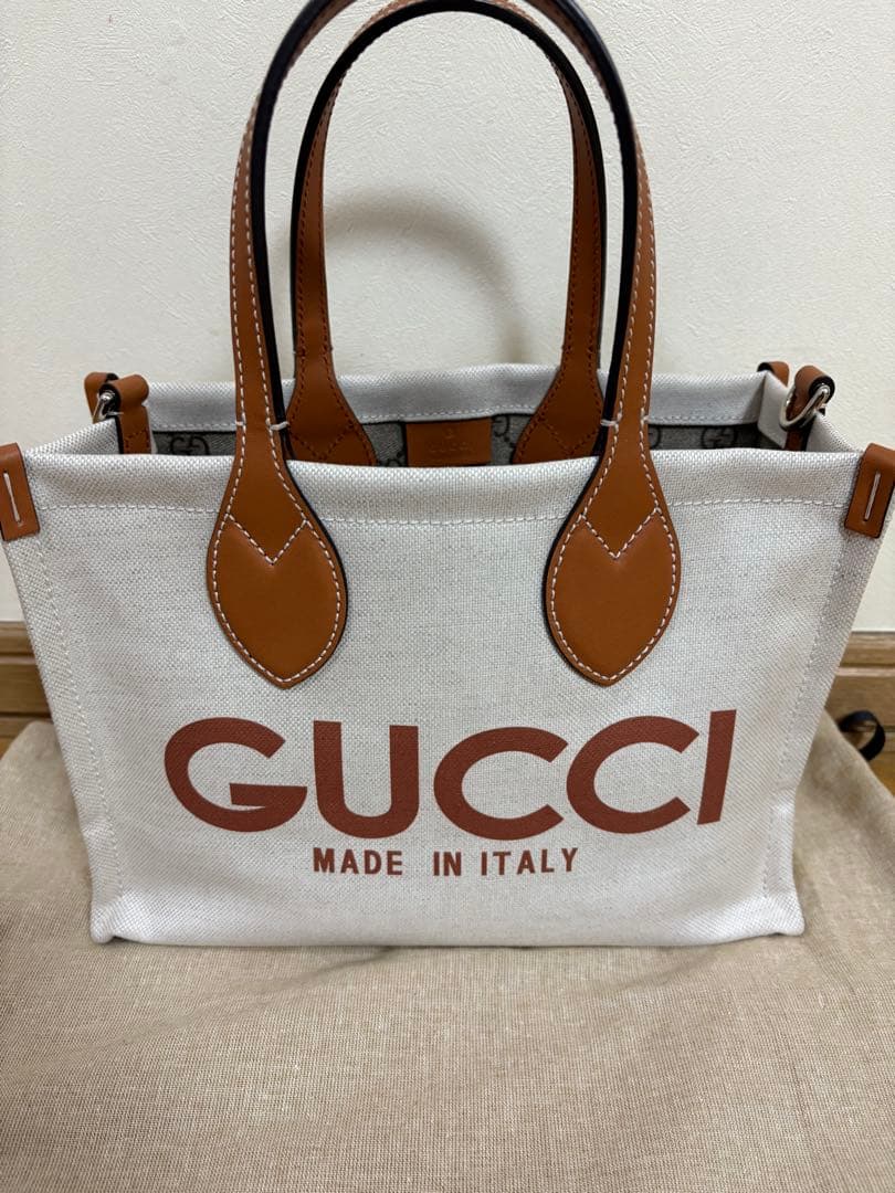 GUCCI キャンバス トートバッグ
