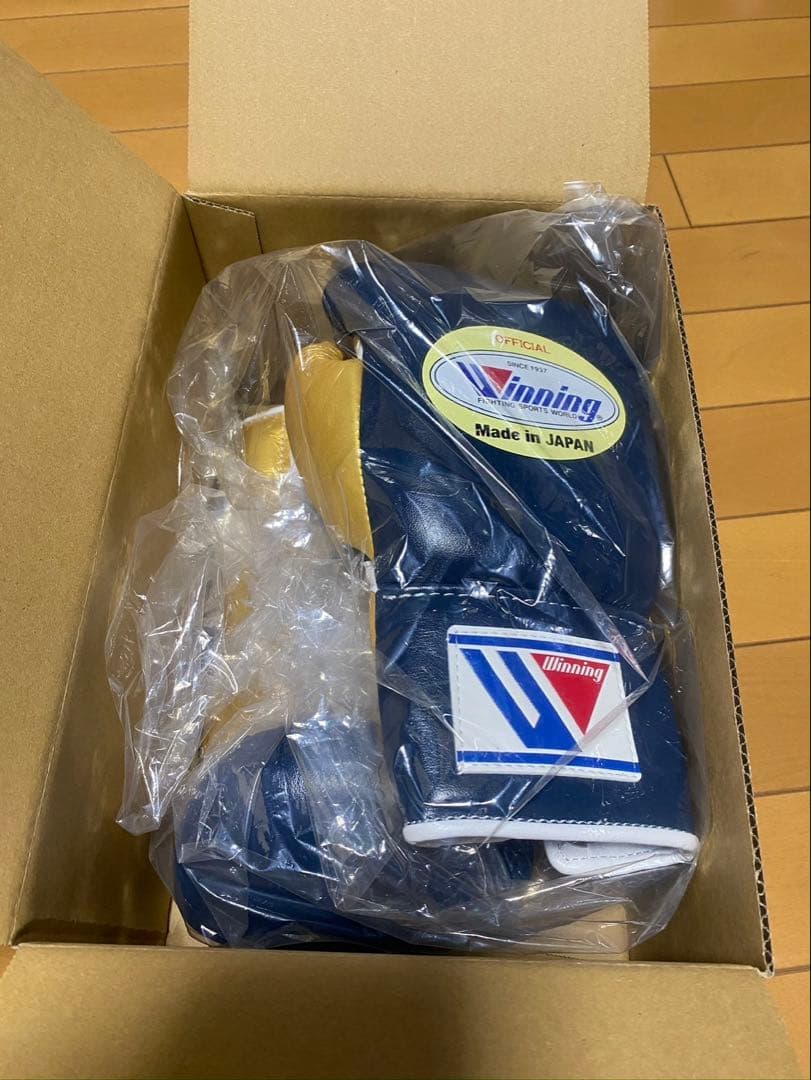 ［井上尚弥］Winning ボクシンググローブ 8ozネイビー/ゴールド