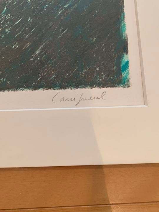 カシニョール リトグラフ 「秋のバラ」人気 作品 絵画