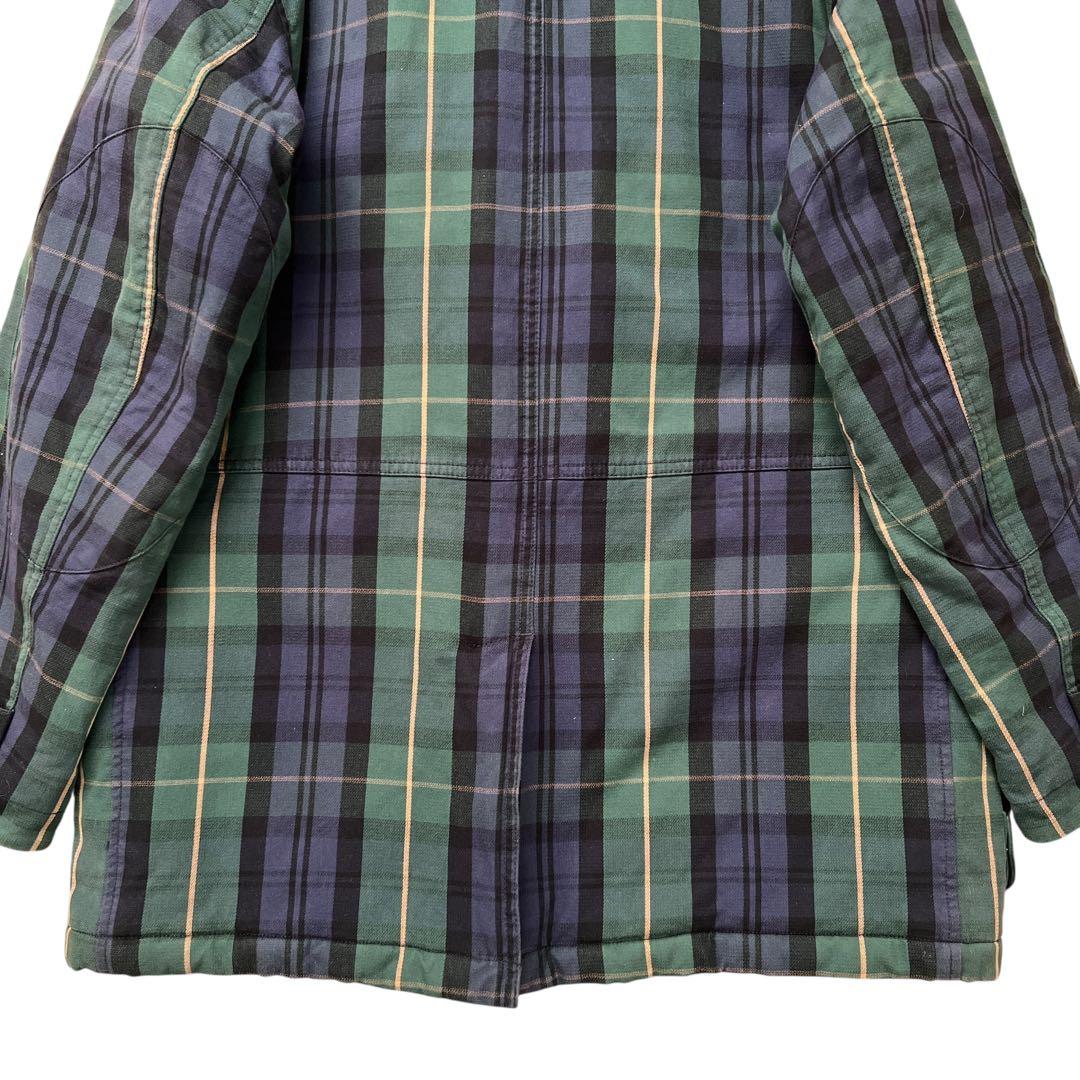 ポロバイラルフローレン　チェック柄　オイルジャケット　ハンティングジャケット　S