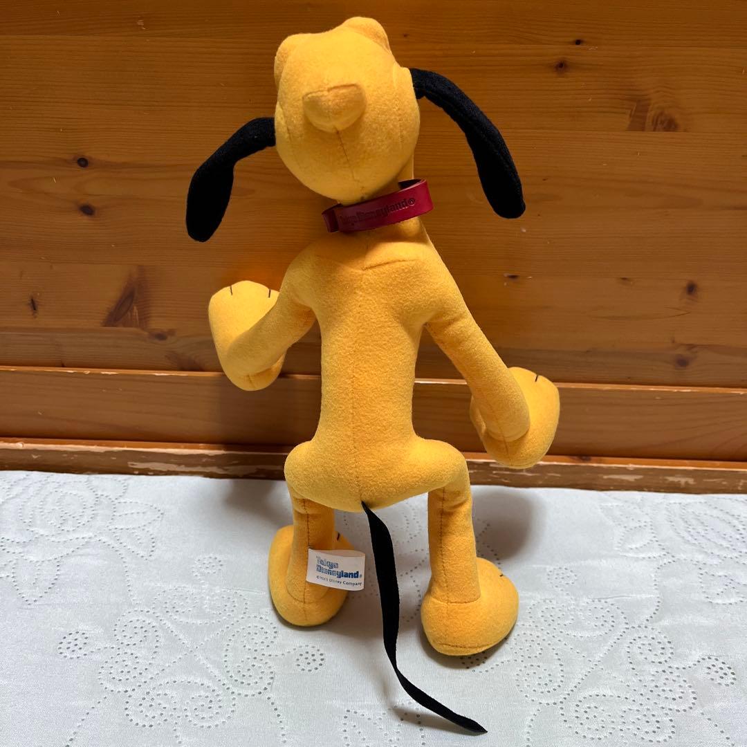 プルートぬいぐるみ(東京ディズニーランド初期)ポージング プルート ワイヤー入り