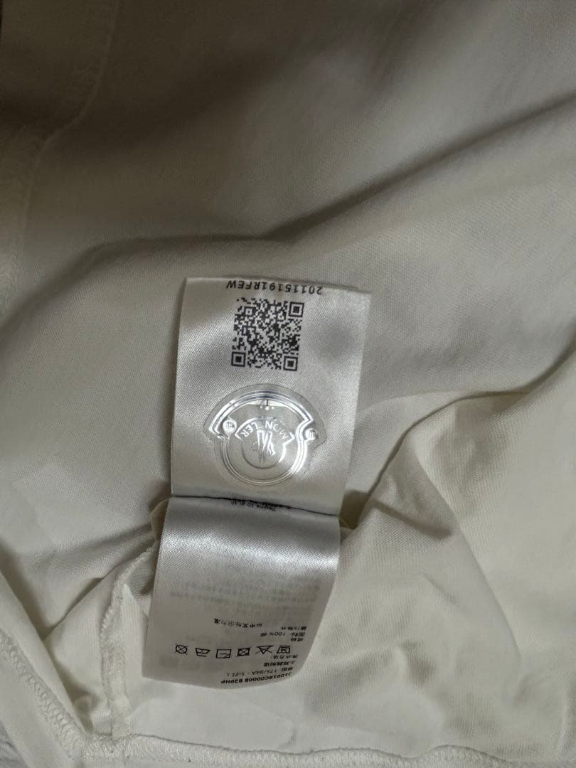 MONCLER ロゴ Tシャツ ホワイト