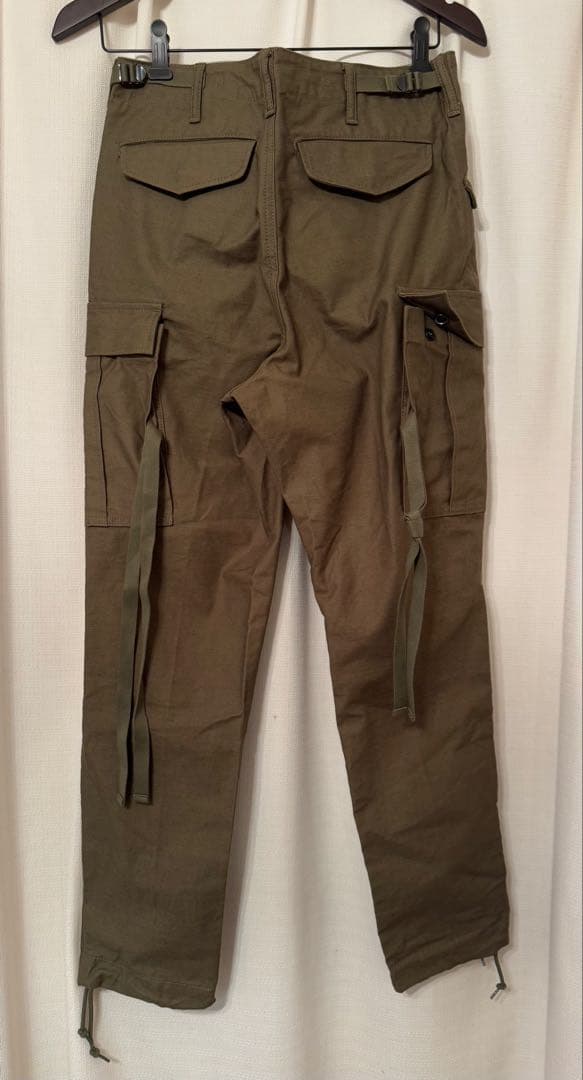 新品　HYKE カーゴパンツ オリーブ　サイズ1