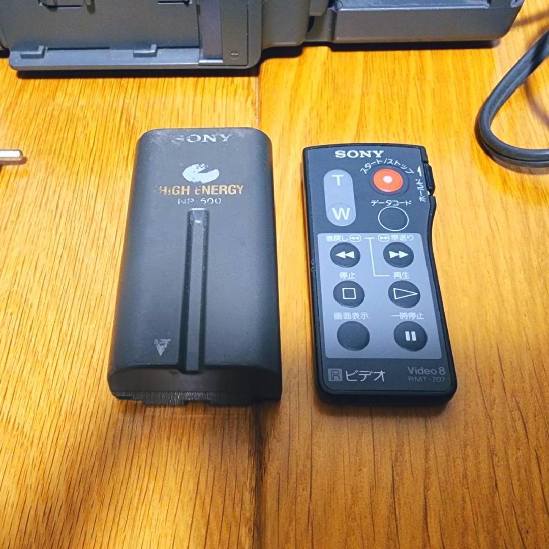 【動作確認済】SONY 高画質 Hi8 ビデオカメラ CCD-TR3 説明書 付