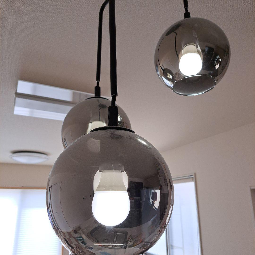 シーリングライト　ペンダントライト天井照明　VERRE 3T グレー