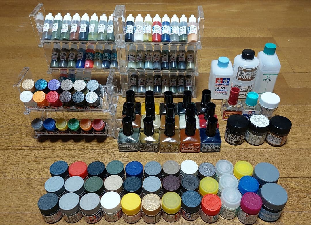 水性ホビーカラー　タミヤアクリル　タミヤエナメル　ウェザリングカラー　セット