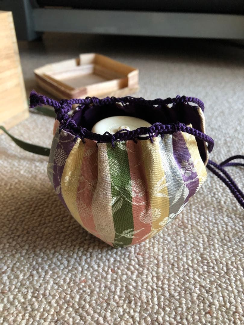 時代　茶入　仕覆　木箱入