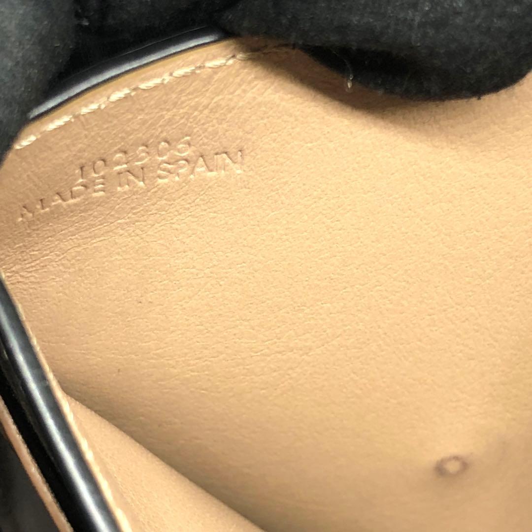 LOEWE アナグラム トライフォールド 三つ折り財布 ベージュ