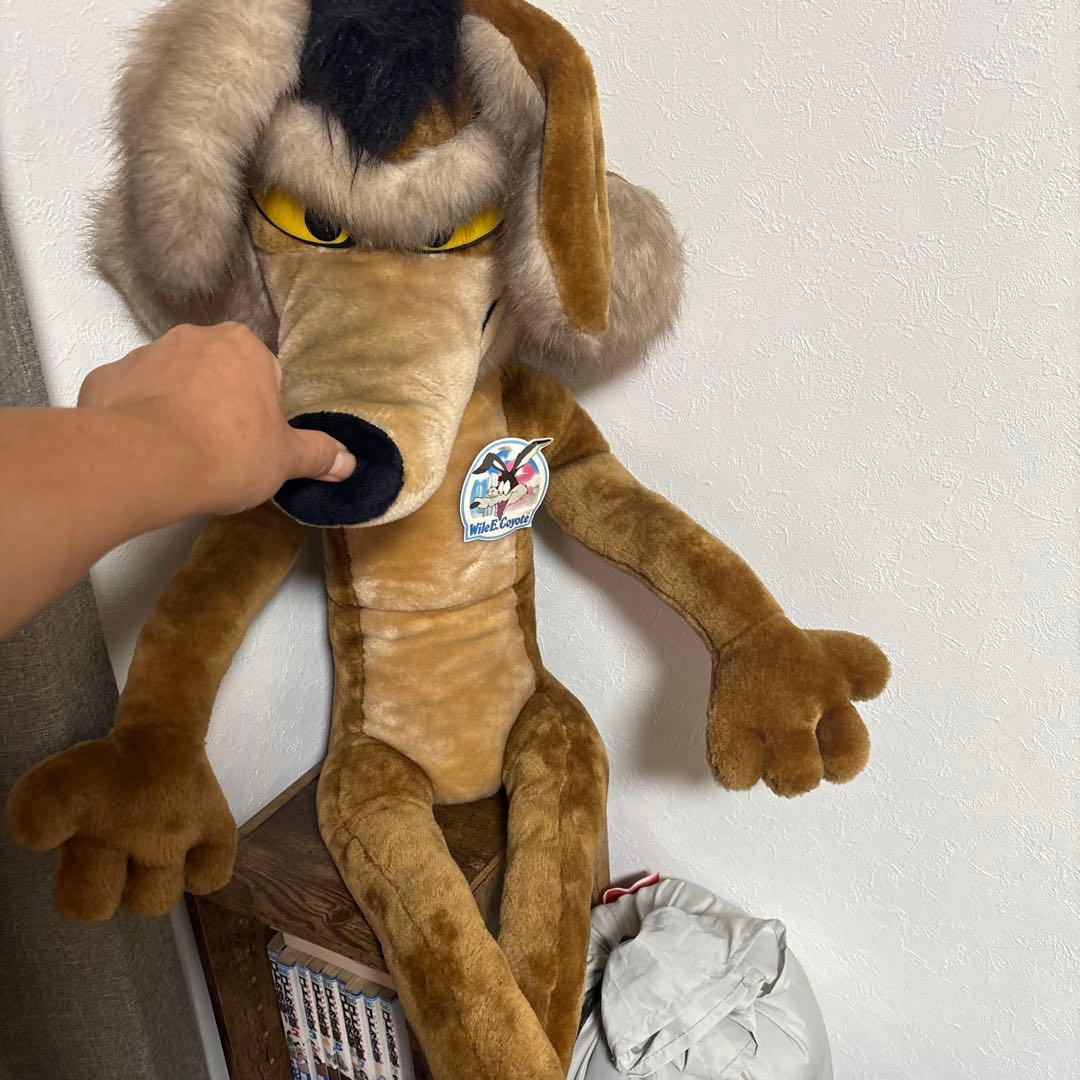 激*r様 ワイリーコヨーテ　ビッグ　デカいぬいぐるみ