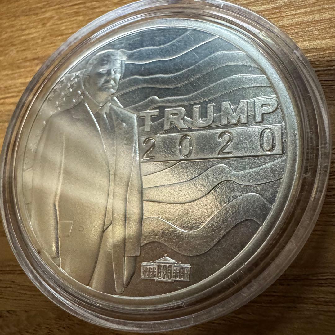 トランプ大統領　1オンス 銀貨　trump2020