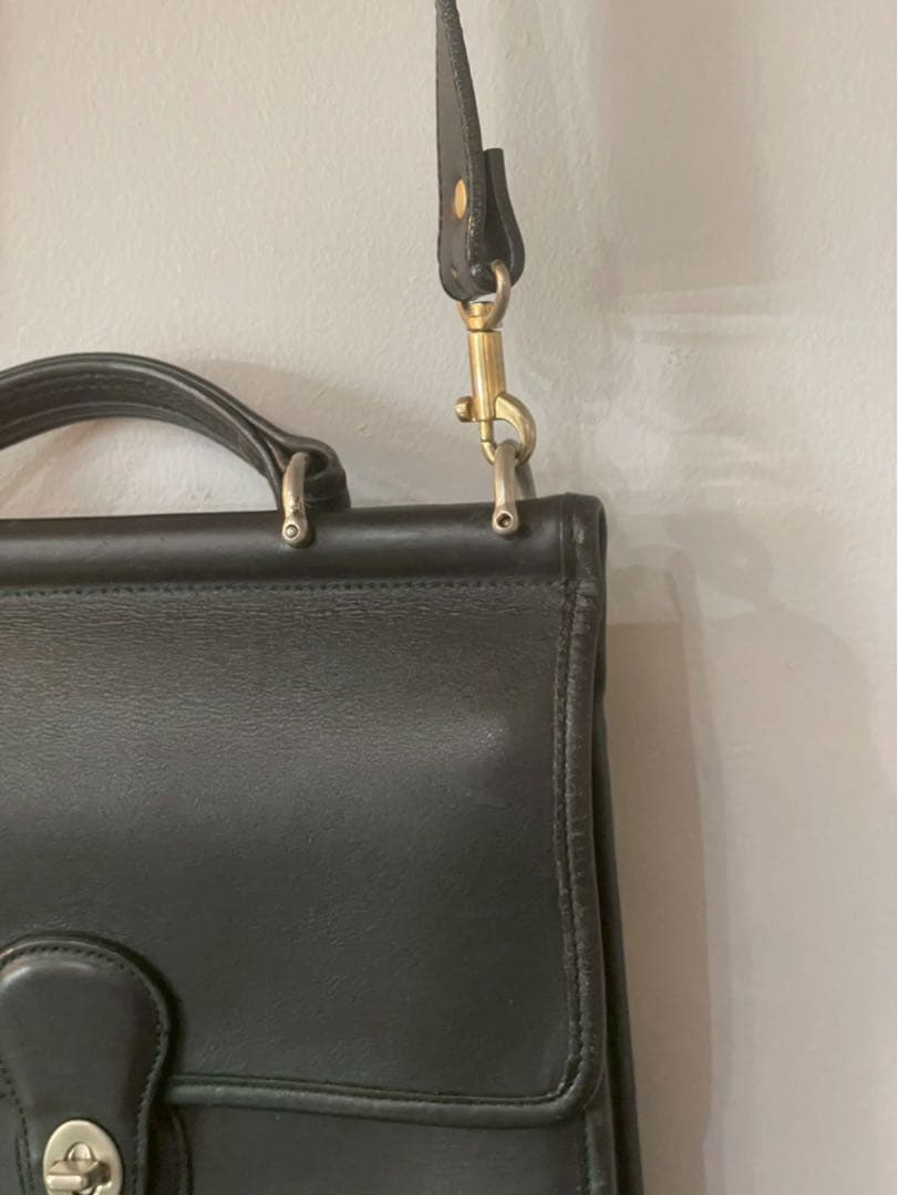 オールドコーチ ウィリスバッグ 2way ショルダーバッグ ブラック