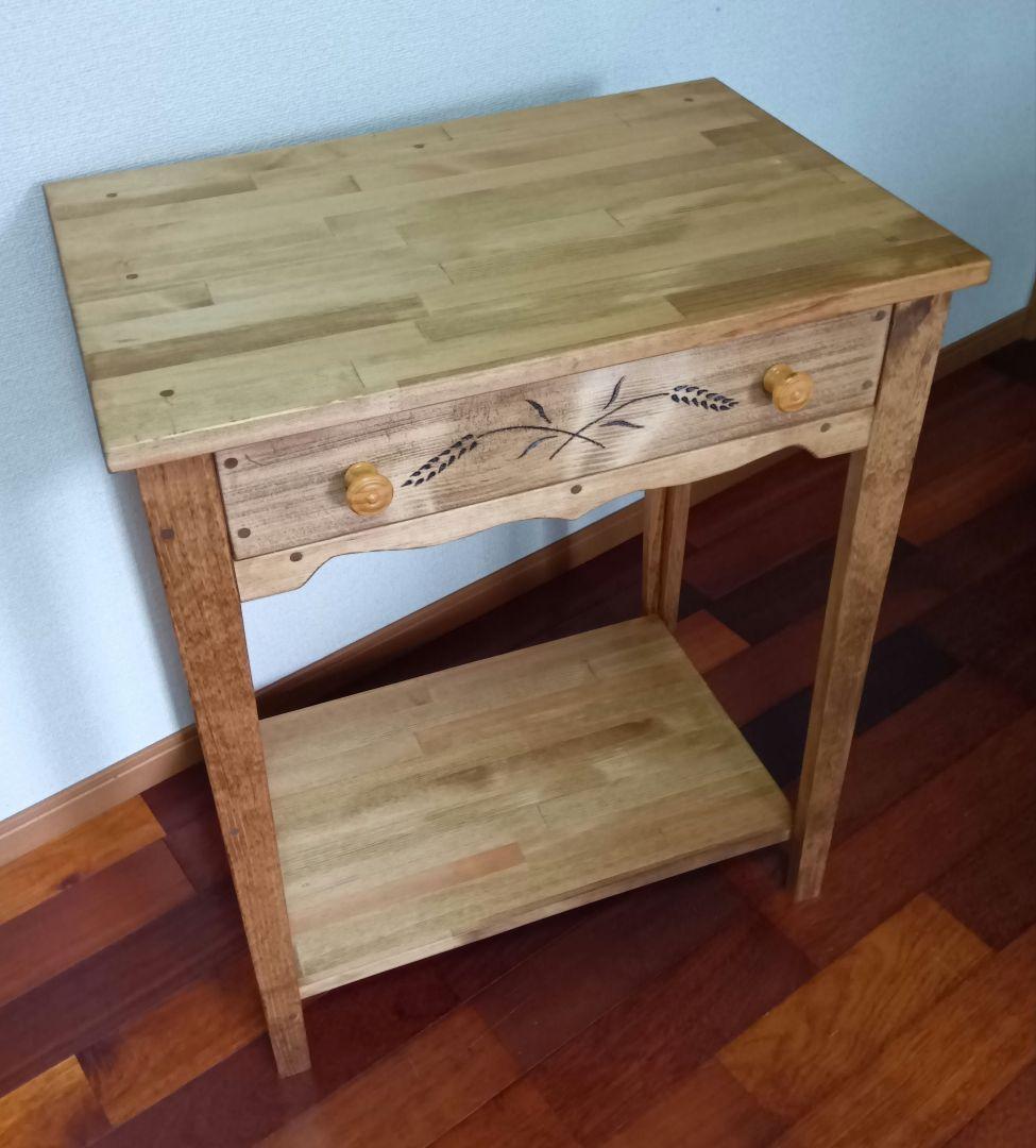 感謝価格＊カントリー家具＊麦の穂＊ミニテーブル