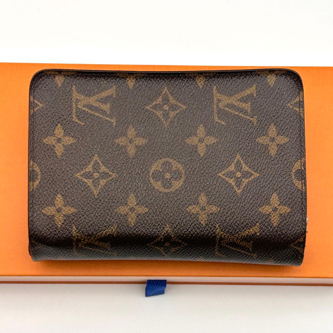 ルイヴィトン 二つ折り財布 ポルトパピエジップ ラウンドファスナー 良品