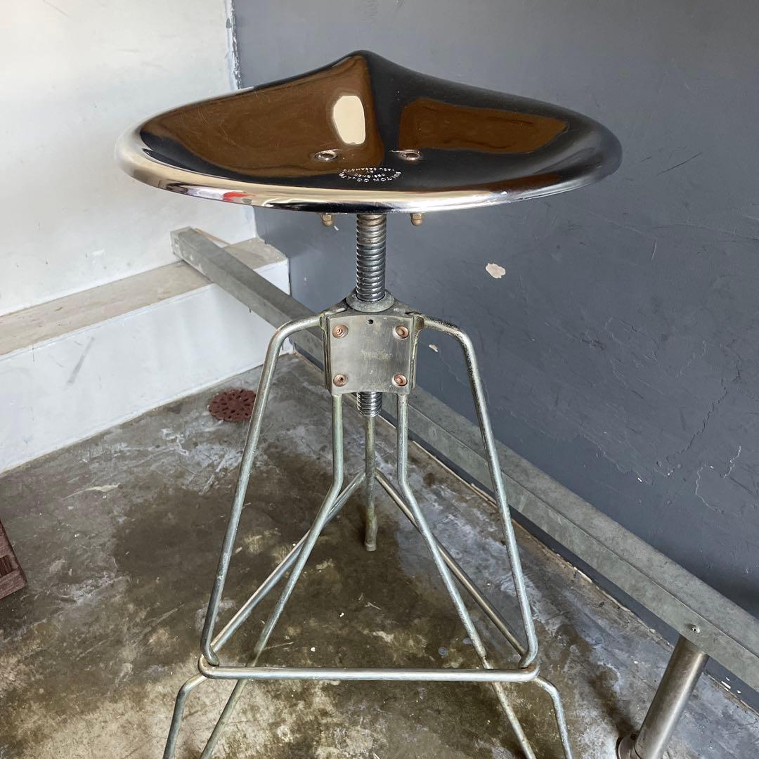 DULTON バー スツール 昇降式　シルバー　YASU SASAMOTO ⑤