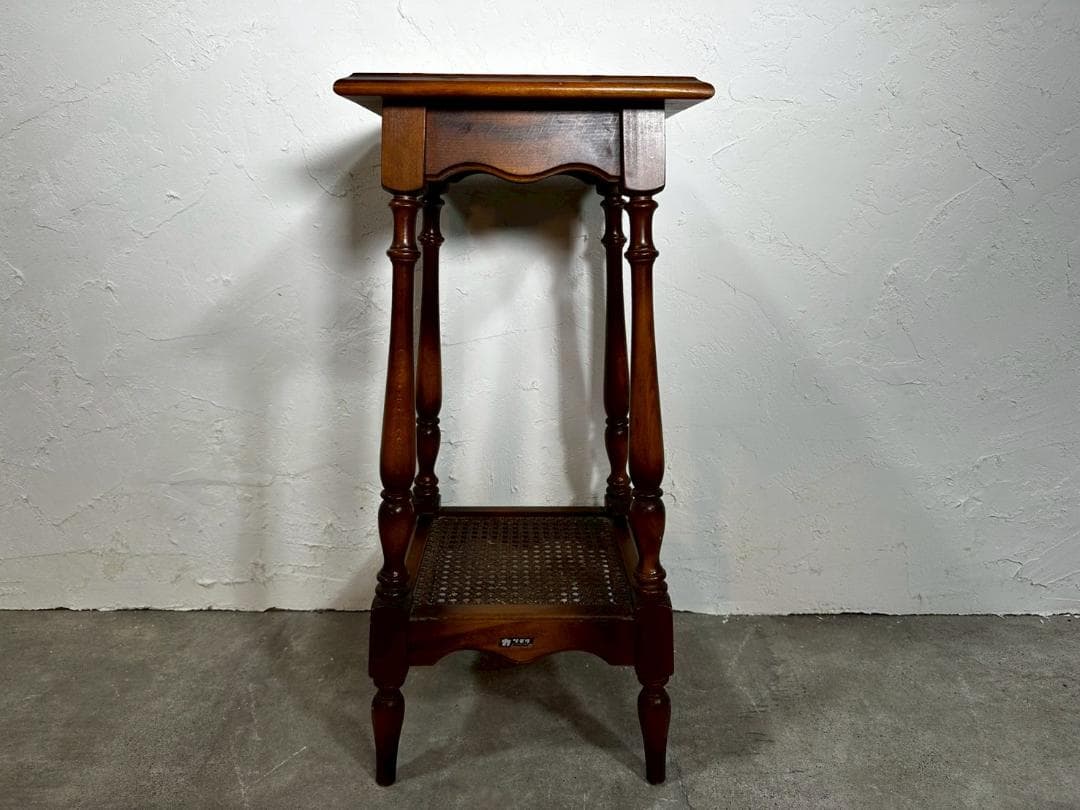 『karimoku』カリモク サイドテーブル 花台 飾台 電話台 RWcen30