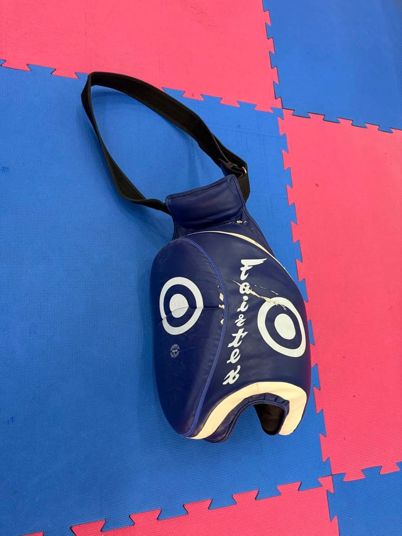 Fairtex ローキックパッド 青 ムエタイ キックボクシング 左右セット