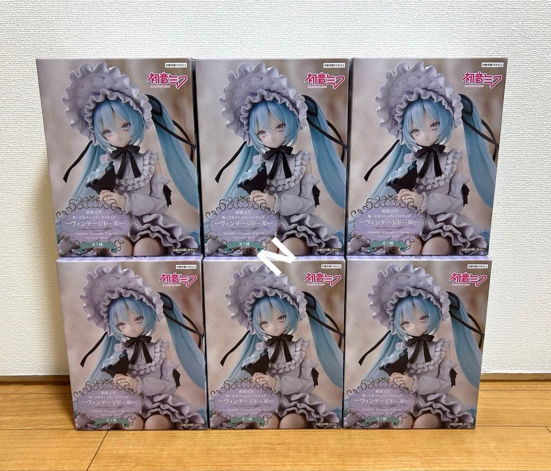 初音ミク ぬーどるストッパーフィギュア ヴィンテージドール 6個セット！