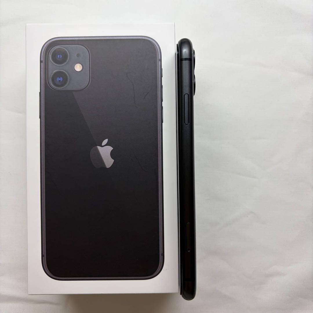 iPhone11 ブラック 64GB ＋未使用付属品付