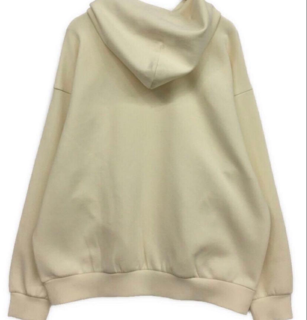 クリーム色 フード付きパーカー　ブリストル