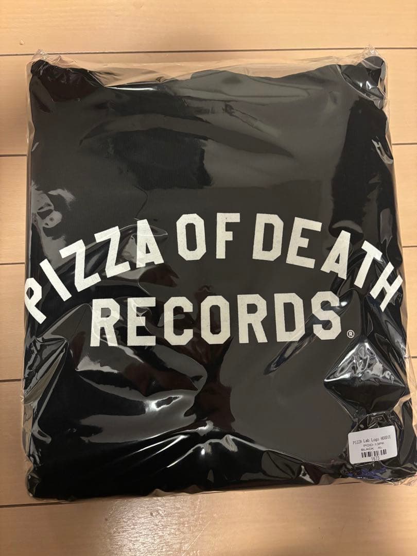 PIZZA Lab Logo HOODIE ブラック XL
