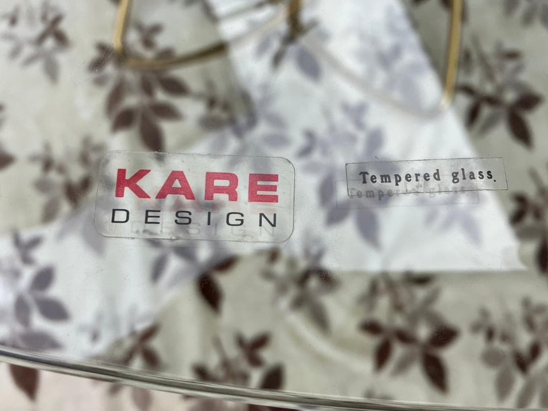 KARE★ダイニングテーブル★ガラステーブル
