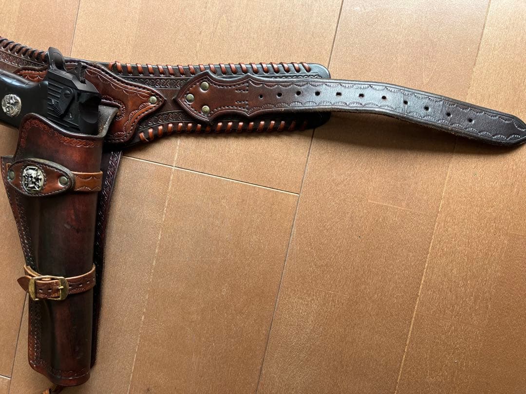 デザートイーグル10インチ+専用ガンベルト+フリーダムアートメタルグリップ