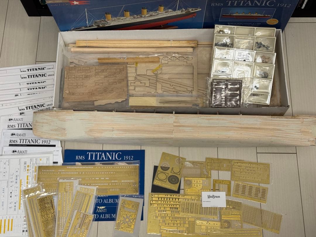 Amati社製 タイタニック キット MiniBrassエッチング付き