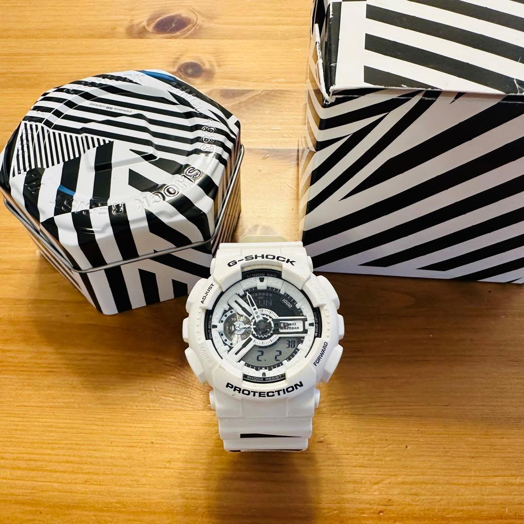 【コラボ限定】G-SHOCK GA-110MH 完品マハリシ 白